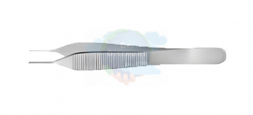 Пинцет Adson для тканей, 1x2 зуба, 12 см